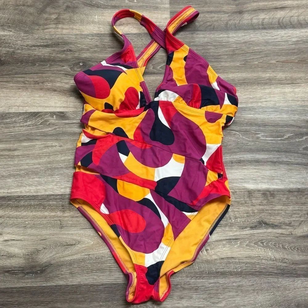 Adore Me Multicolored One Piece Swimsuit Bathing Suit Women’s XL